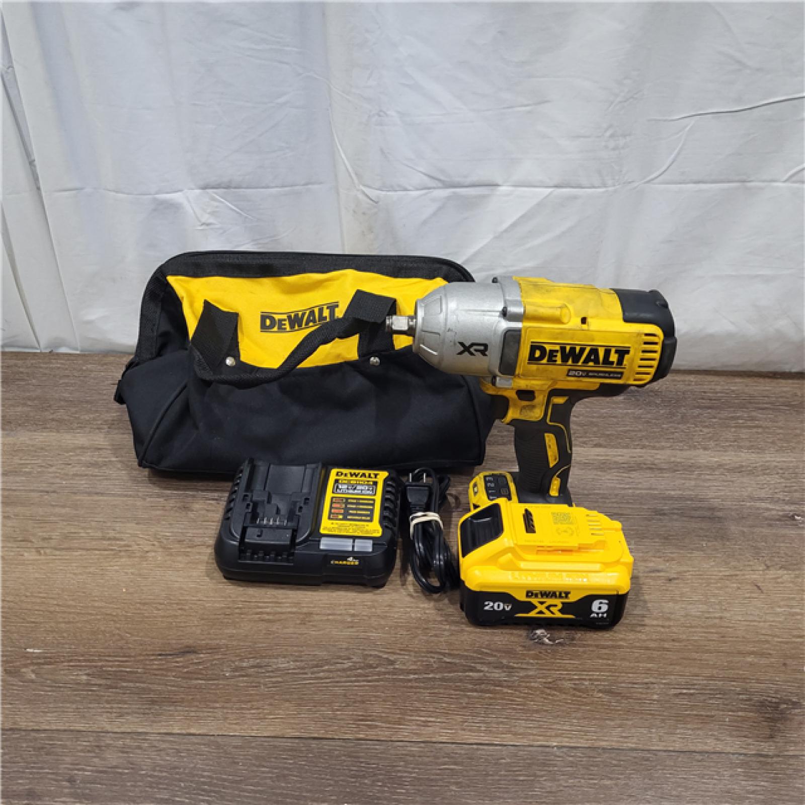 AS-IS DEWALT 20V MAX* XR 1/2  High Torque Impact Wrench with Hog Ring Anvil