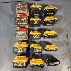 HOUSTON LOCATION - AS-IS DEWALT BATTERY PACK QTY - 15