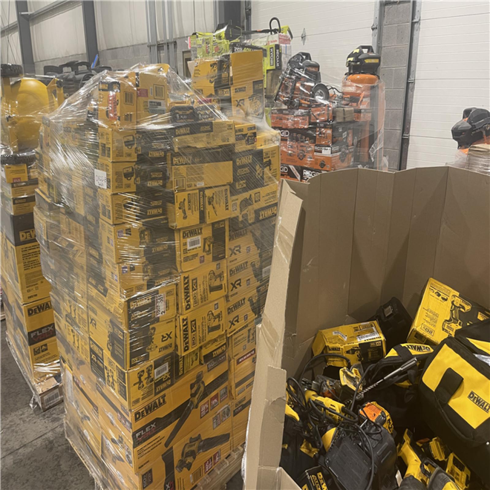 Pittston Location As-Is Power Tools Partial Truckload (8 Pallets) 0822-B