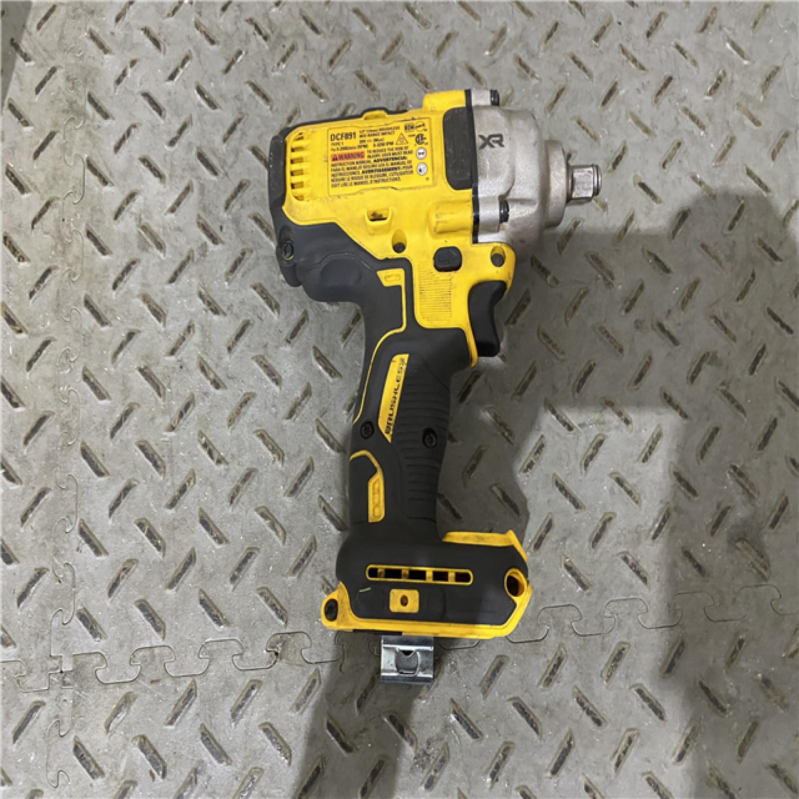 Houston location AS-IS DEWALT 20-Volt MAX XR Cordless 1/2 in. Impact Wrench (Tool-Only) (DCF891B)