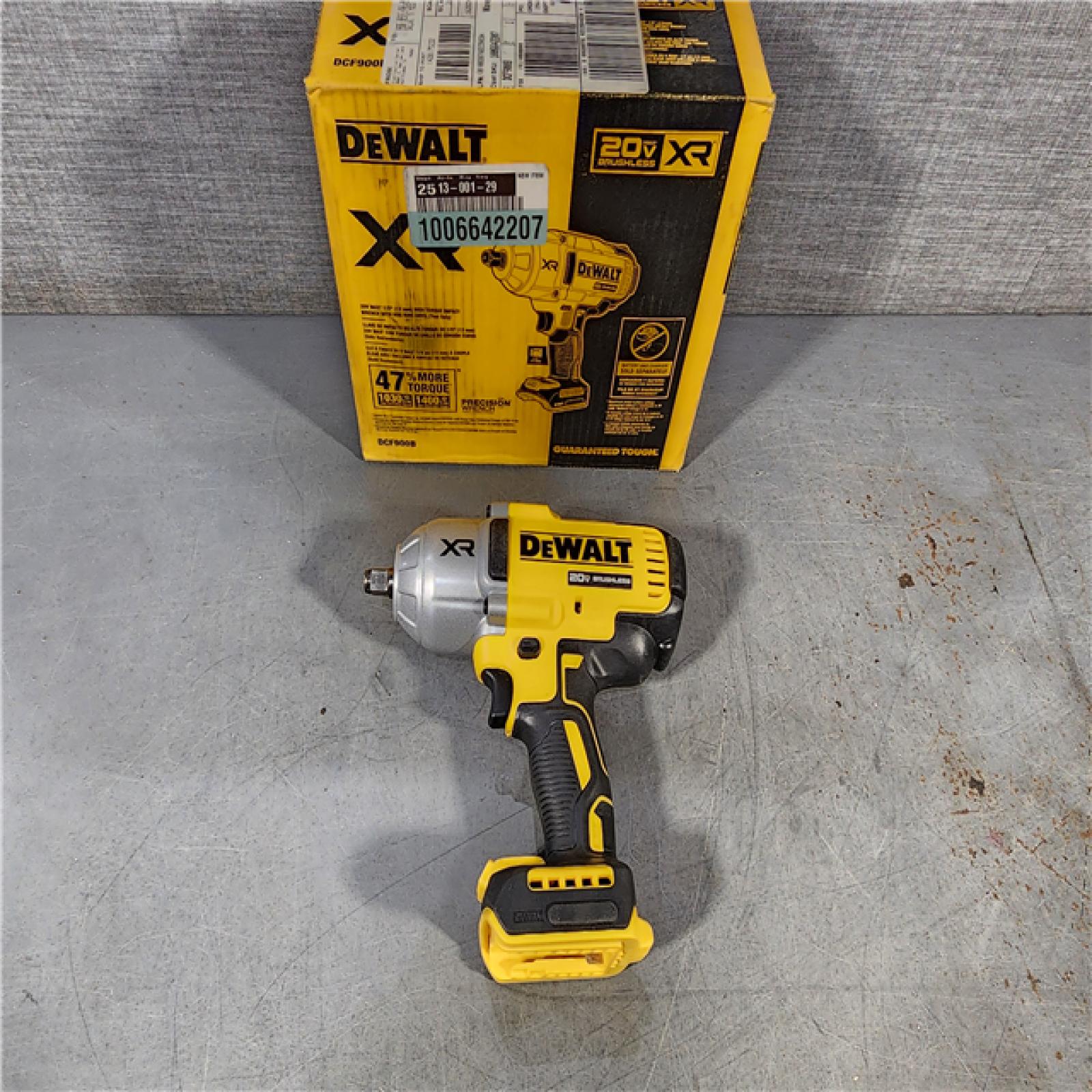 HOUSTON LOCATION - AS-IS DEWALT 20V MAX XR Lithium-Ion Cordless 1/2 High Torque Hog Ring Anvil Impact Wrench (Tool Only)