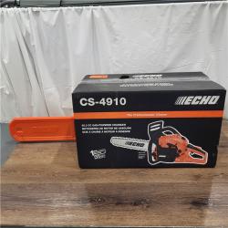 AS-IS 20 in. 50.2 Cc 2-Stroke Gas Rear Handle Chainsaw