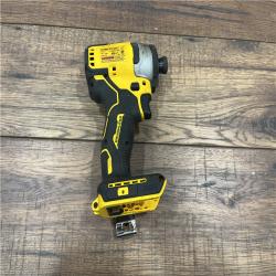 AS-IS DEWALT ATOMIC 20V MAX* Brushless Cordless Compact 1/4 in. Impact Driver Kit ( TOOL ONLY )