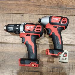 AS-IS Milwaukee M18 18V Cordless Brushed 2 Tool Drill/Driver and Impact Driver Kit