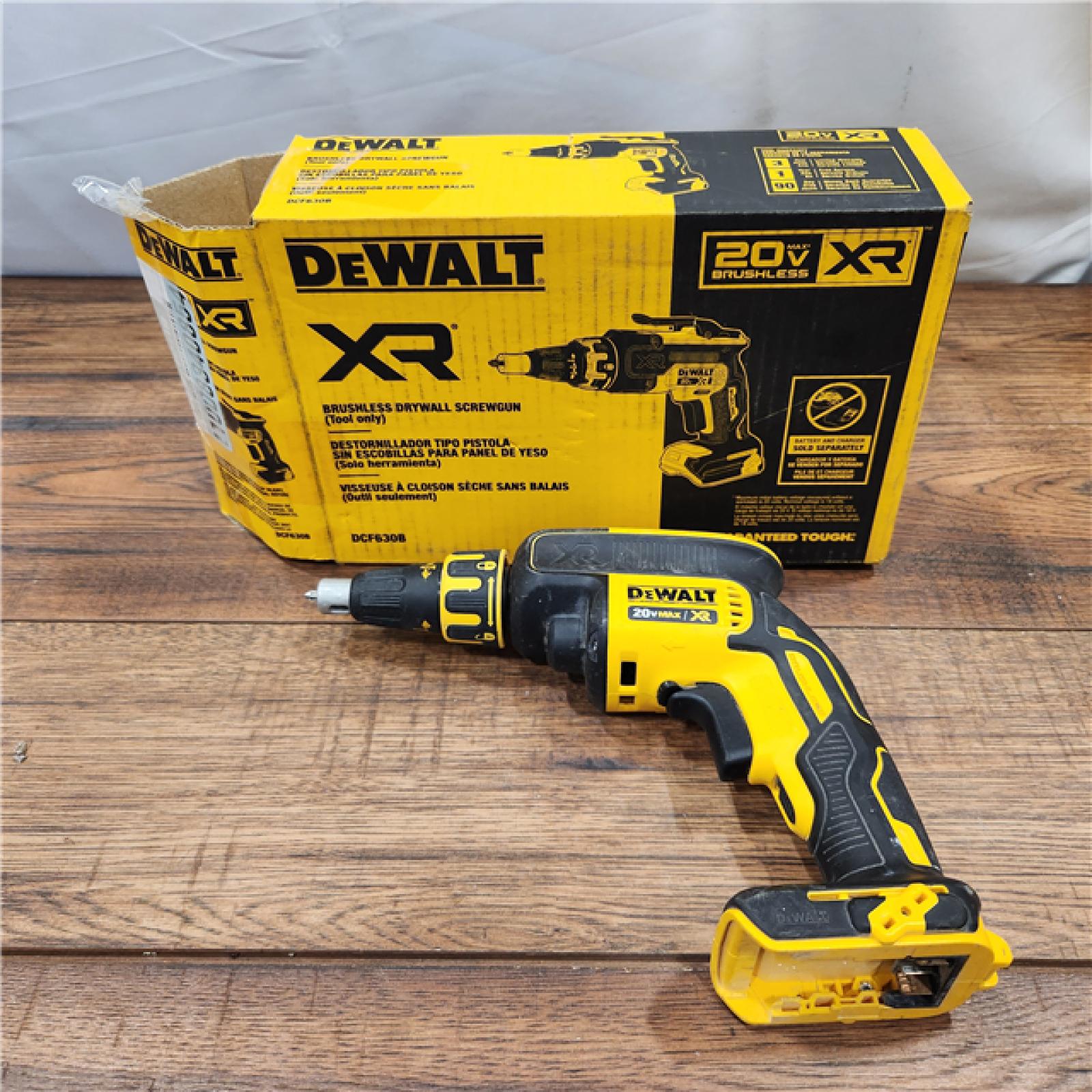 AS-IS DeWalt DCF630B 20V Cordless Brushless Screw Gun (Tool Only)