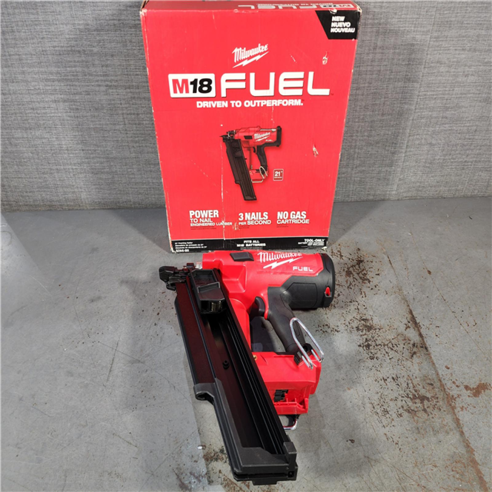 HOUSTON LOCATION - AS-IS (APPEARS LIKE NEW) Milwaukee 2744-20 M18 FUEL 21-Degree Cordless Framing Nailer (Tool Only)