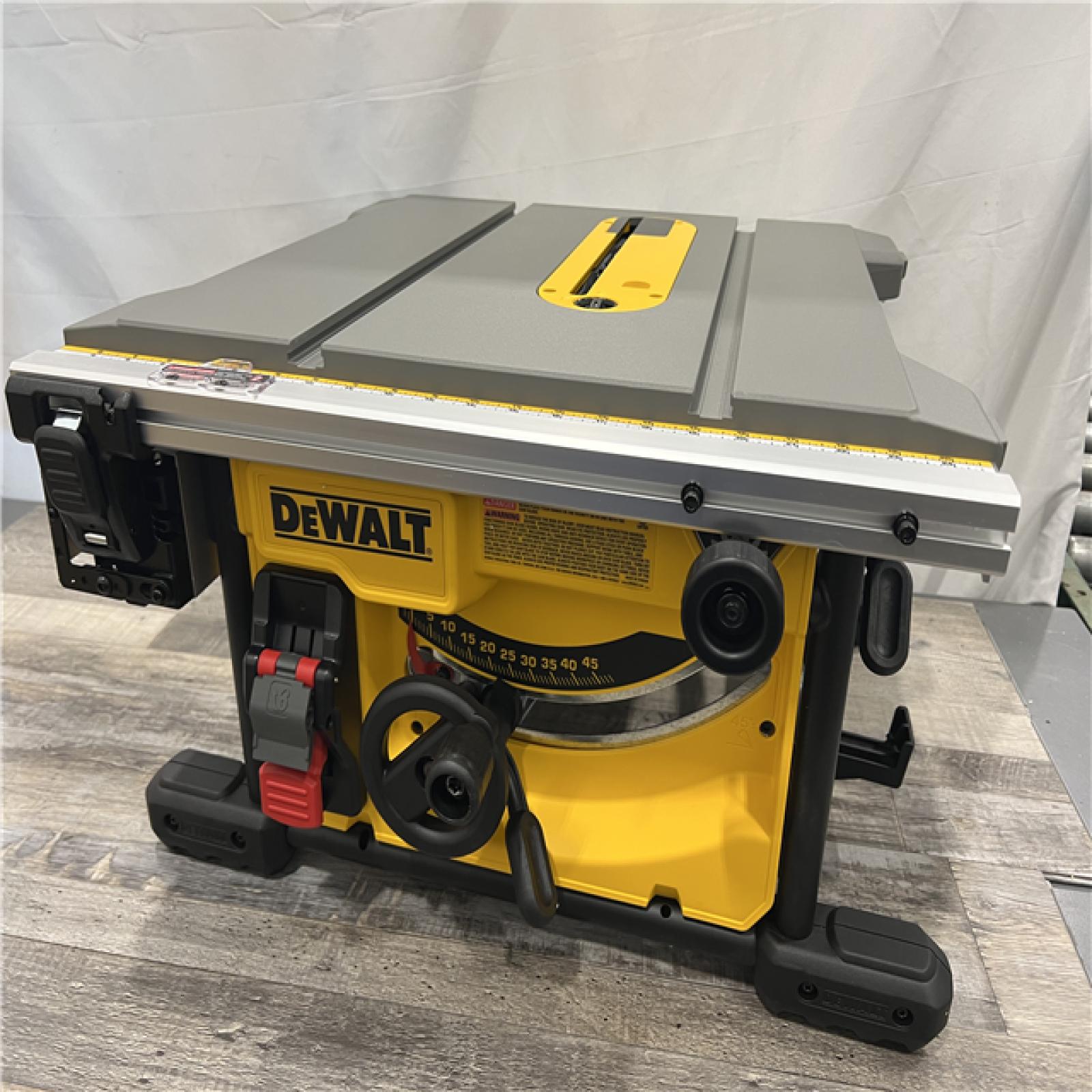 AS-IS DEWALT 15 Amp Corded 8-1/4 in. Compact Portable Jobsite Table Saw