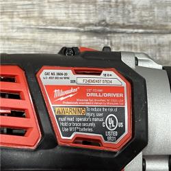 AS-IS Milwaukee M18 18V Cordless Brushed 2 Tool Drill/Driver and Impact Driver Kit