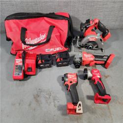 HOUSTON LOCATION - AS-IS Milwaukee M18 FUEL 4-TOOL COMBO KIT