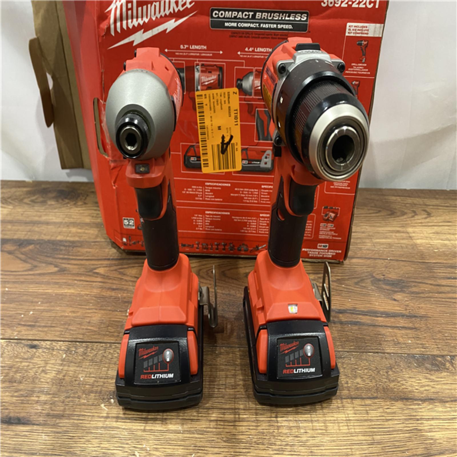 AS IS Milwaukee M18 Compact Brushless 2-Tool Combo Kit