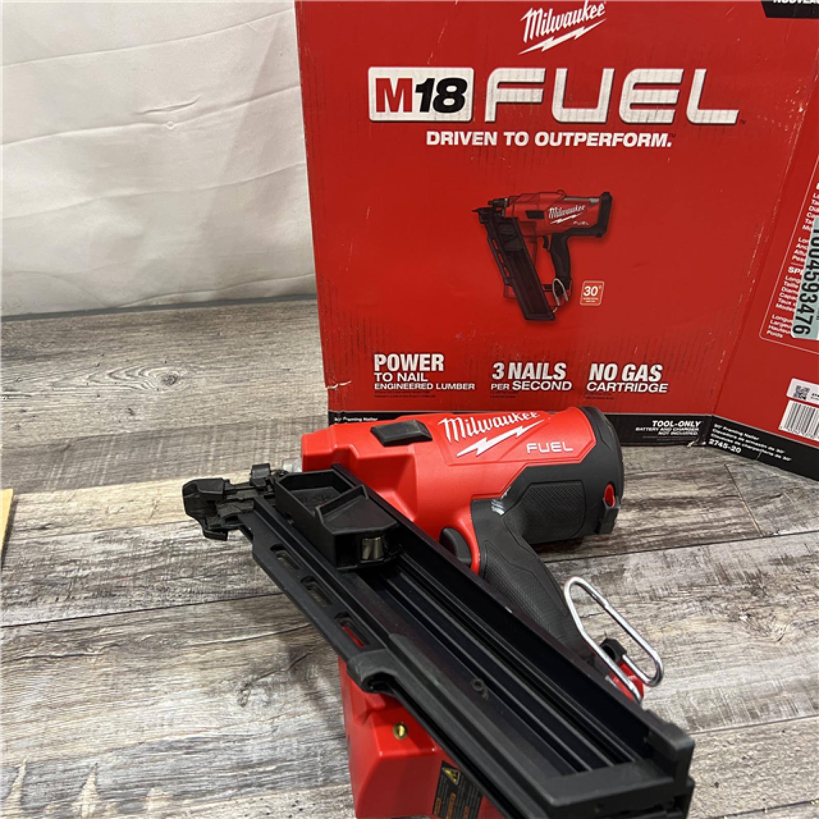 AS-IS Milwaukee M18 FUEL 30 Degree Framing Nailer