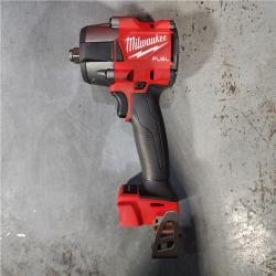 HOUSTON LOCATION - AS-IS Milwaukee M18 18V Fuel 1/2  Mid-Torque Impact Wrench Cordless Lithium-Ion Brushless with Friction Ring 2962-20