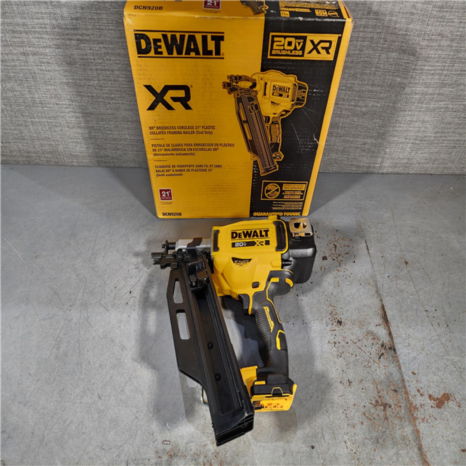 HOUSTON LOCATION - AS-IS DEWALT 20-Volt 21Â° Cordless Framing Nailer (Tool-Only)