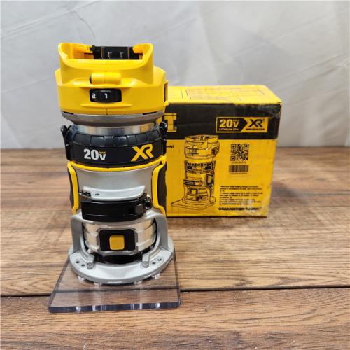 AS-IS Dewalt 20V MAX XR Brushless Cordless Compact Router (Tool Only)