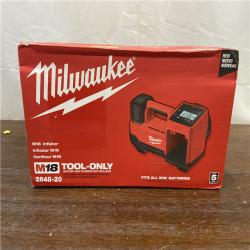 NEW! MILWAUKEE M18 18-Volt Lithium-Ion Cordless Inflator (Tool-Only)