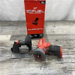 AS-IS MILWAUKEE M12 FUEL 12V Lithium-Ion Brushless Cordless 3 in. Cut Off Saw (Tool-Only)