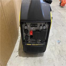 Houston location AS-IS Champion Power Equipment 4000-Watt Dual Fuel RV Ready Portable Inverter Generator with Quiet Technology and CO Shield