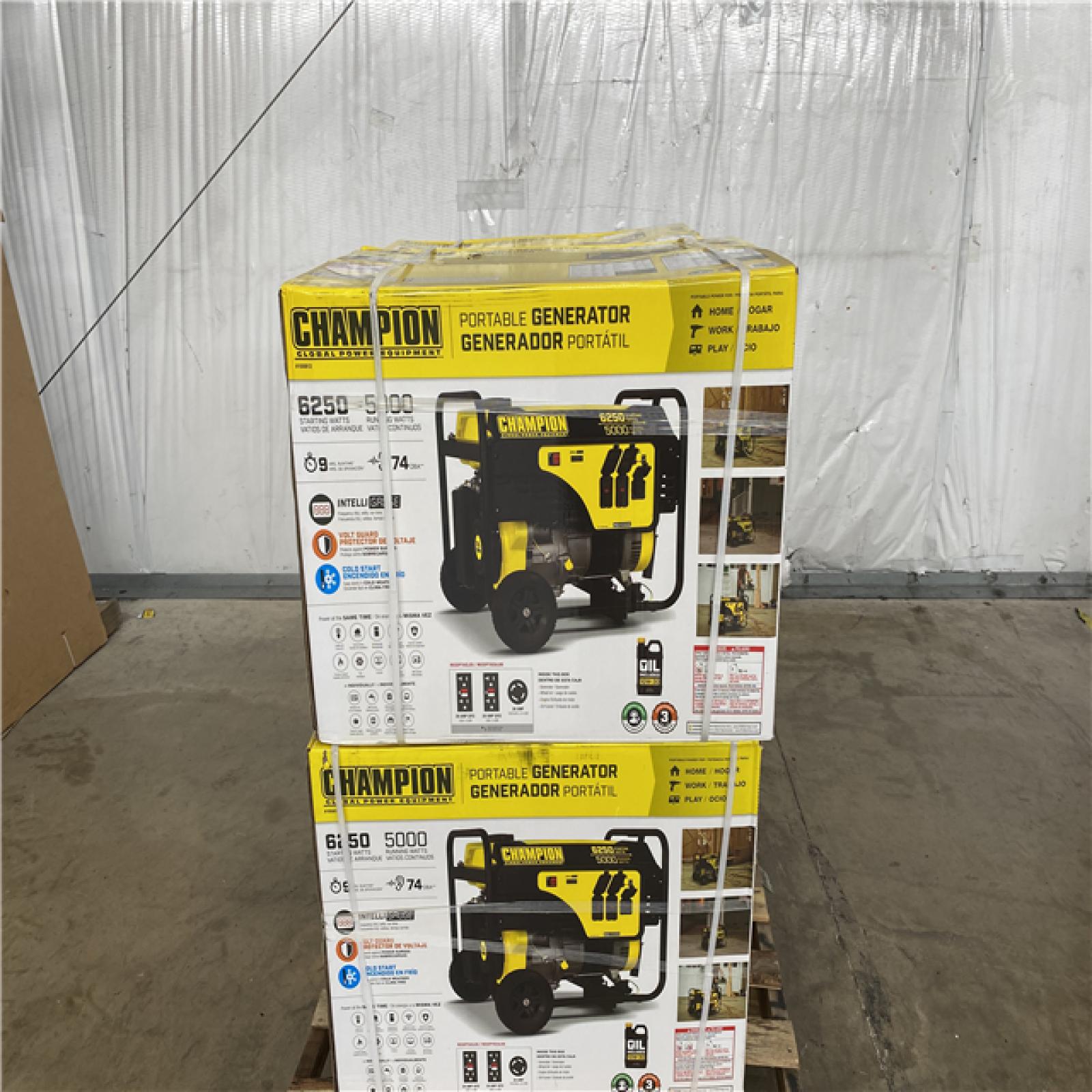 Houston Location AS IS - Champion Generator 6250 Watts