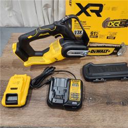 AS-IS Dewalt 20V Max 8  Pruning Chainsaw Brushless Cordless Kit