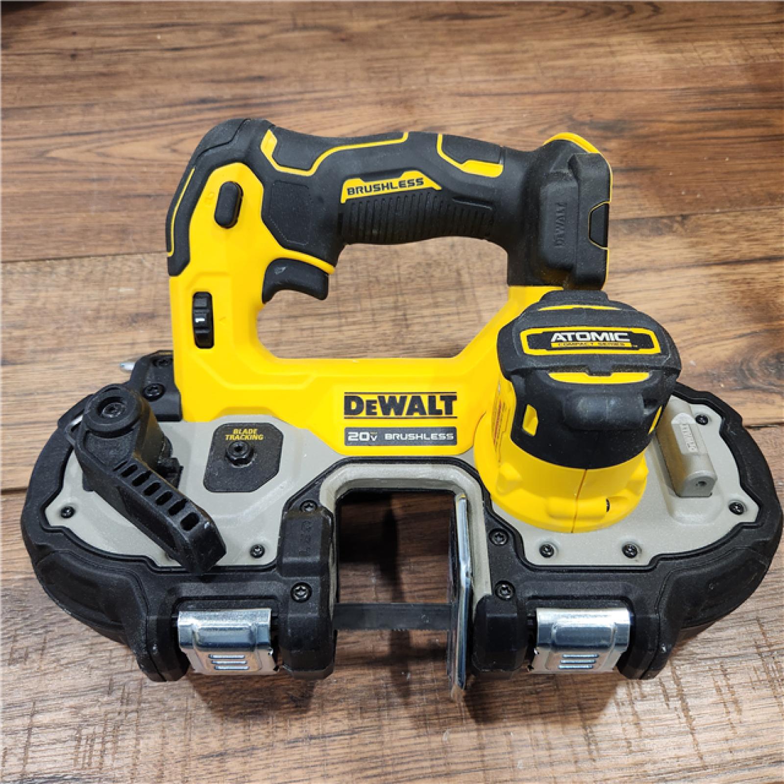 AS-IS DEWALT ATOMIC 20V MAX Cordless Brushless Compact 1-3/4 in. Bandsaw (Tool Only)