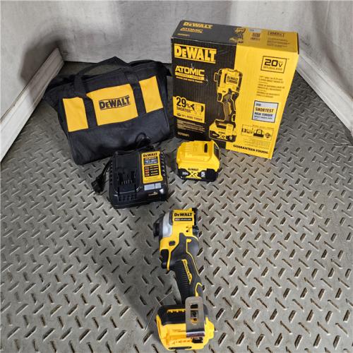 HOUSTON LOCATION - AS-IS DEWALT ATOMIC 20V MAX Lithium-Ion Cordless 1/4 in. Brushless Impact Driver Kit, 5 Ah Battery, Charger, and Bag