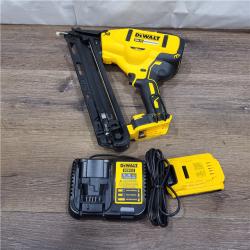 AS-IS DEWALT 20V MAX XR 15 Ga. Cordless 34 Deg Nailer 20 V