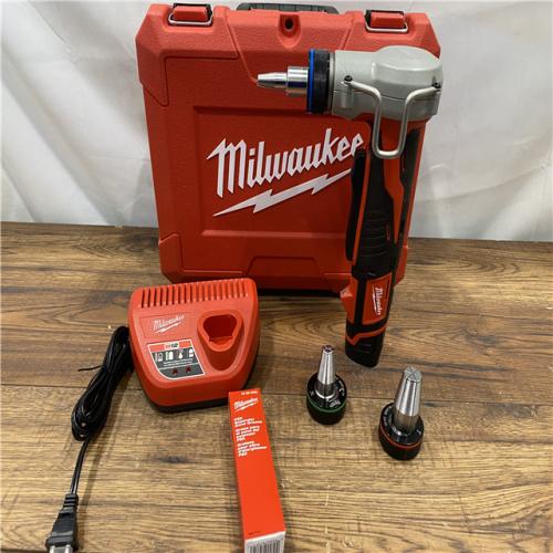 AS IS M12 12-Volt Lithium-Ion Cordless PEX Expansion Tool Kit with (2) 1.5 Ah Batteries, (3) Expansion Heads and Hard Case