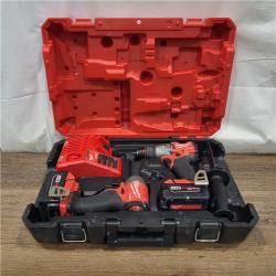 AS-IS M18 FUEL 18V Lithium-Ion Brushless Cordless Hammer Drill and Impact Driver Combo Kit (2-Tool) with 2 Batteries