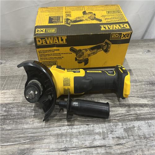 AS-IS DeWalt 20V MAX XR Cordless Brushless 4.5 in. Slide Switch Small Angle Grinder with Kickback Brake (Tool Only)