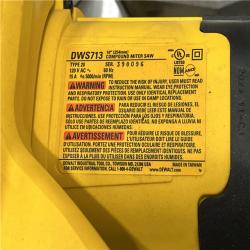 AS-IS  DEWALT 15 Amp Corded 10 in. Compound Single Bevel Miter Saw