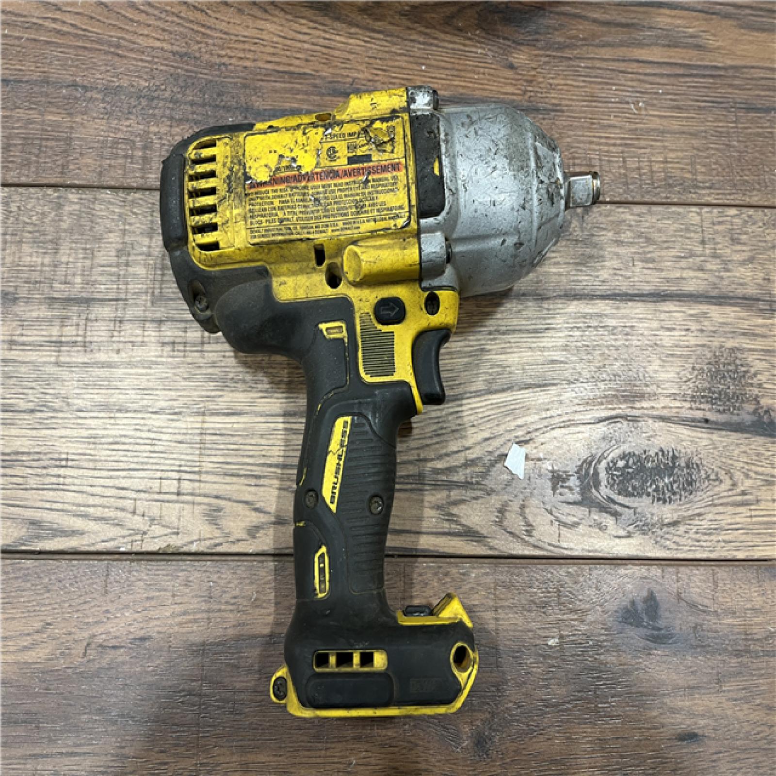 AS-IS DEWALT 20V MAX* XR 1/2  High Torque Impact Wrench with Hog Ring Anvil ( NO BATTERY )