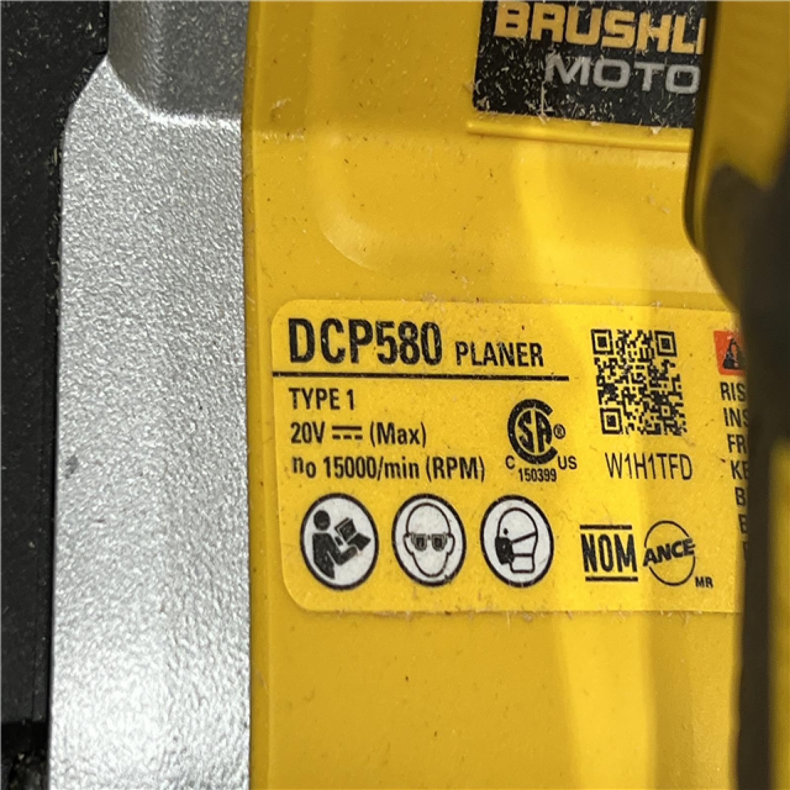 AS-IS DEWALT DCP580B 20V MAX Lithium Ion Brushless Planer