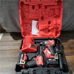 CALIFORNIA NEW MILWAUKEE M18 FUEL 2-TOOL COMBO KIT (2 BATTERIES AND CHARGER INCLUDED)