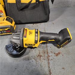 HOUSTON LOCATION - AS-IS DeWalt Flexvolt 60V Max Cordless Grinder  4.5 in; 6 in  Kit  1 KT (115-DCG418X2)