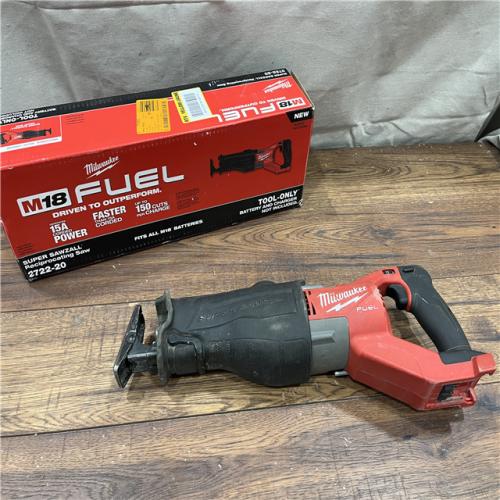 AS-IS Milwaukee M18 Fuel 18V Brushless Super Sawzall Reciprocating Saw 2722-20 (Bare Tool)