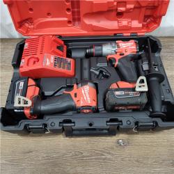 AS-IS M18 FUEL 18V Lithium-Ion Brushless Cordless Hammer Drill and Impact Driver Combo Kit (2-Tool) with 2 Batteries