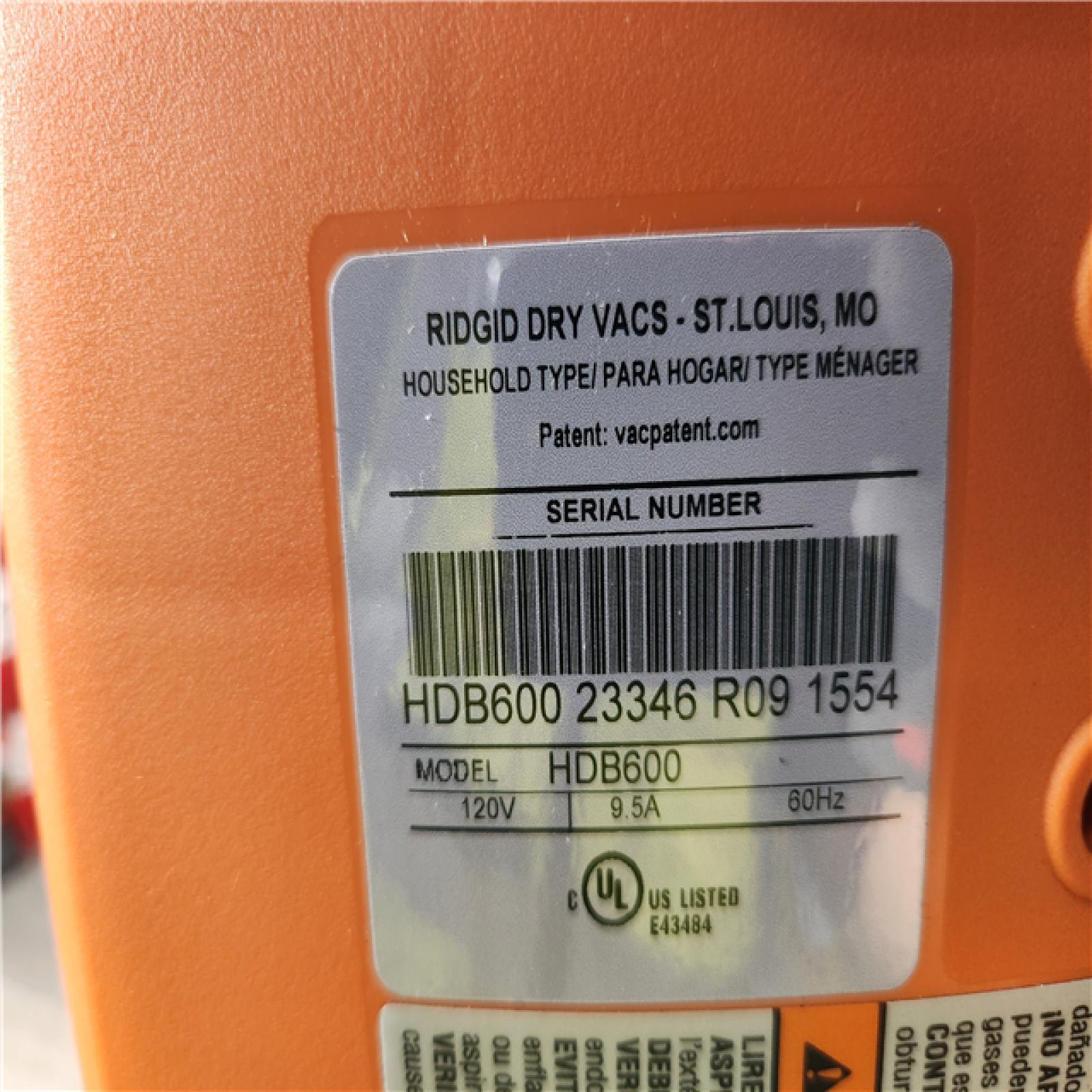 Phoenix Location RIDGID 6 Qt. (1.5 Gal.) NXT Backpack Vacuum Cleaner with Filters, Locking Accessories Shop Vac Attachments for Dry Applications