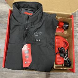 AS-IS Milwaukee L Unisex Heated Vest Kit Black