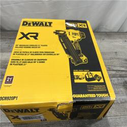 NEW! Dewalt 20-Volt 21A Cordless Framing Nailer Kit with 5.0 Ah Lithium-Ion Battery and Charger