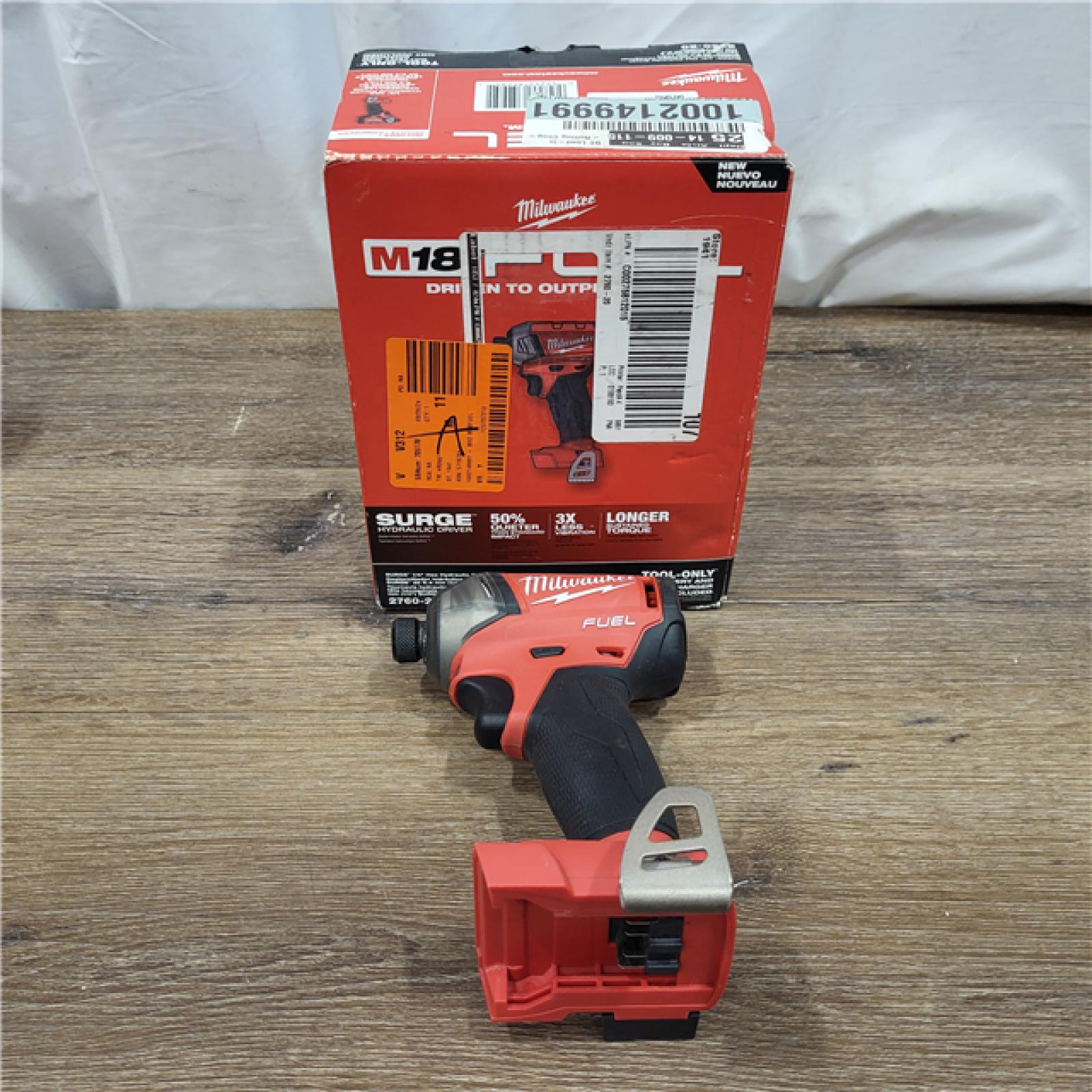 AS-IS Milwaukee 2760-20 - M18 Fuel Surge 18V Cordless Drill/Driver Bare Tool