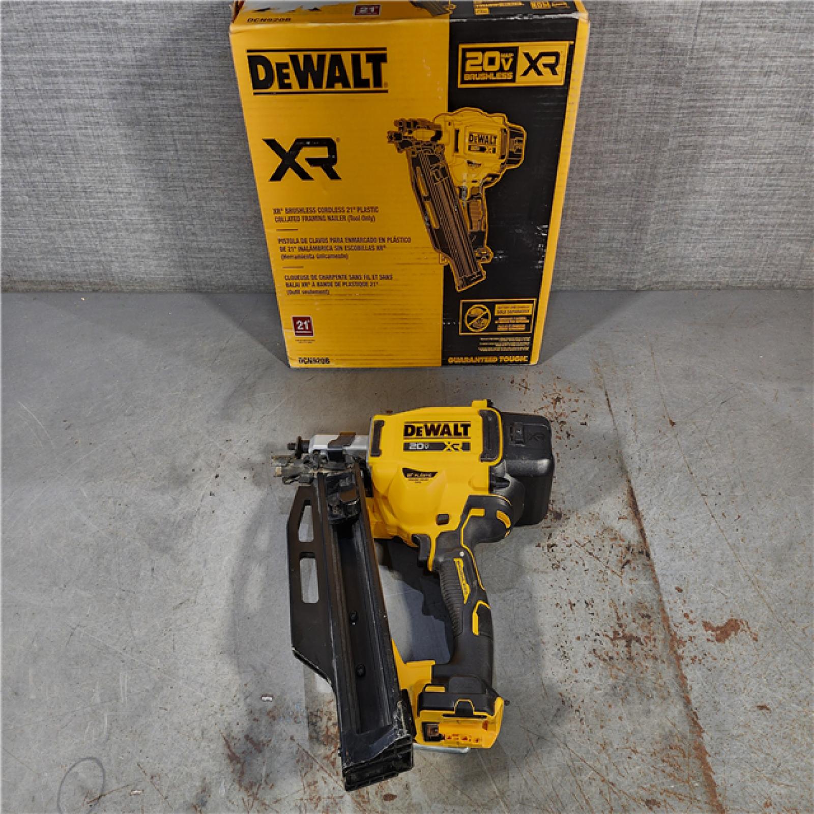 HOUSTON LOCATION - AS-IS DEWALT 20-Volt 21Â° Cordless Framing Nailer (Tool-Only)