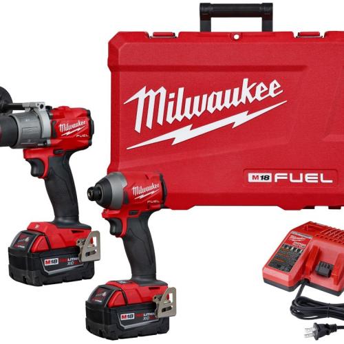 NEW Milwaukee M18â„¢ FUELâ„¢ 2-Tool Hammer Drill/Impact Driver Combo Kit - by International Tool