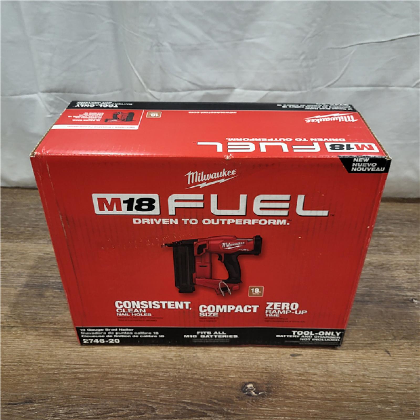 AS-IS Milwaukee M18 FUEL 18 Gauge Brad Nailer