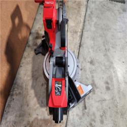 HOUSTON LOCATION - AS-IS Milwaukee M18 FUEL Brushless Cordless 10 in. Dual Bevel Sliding Compound Miter Saw (Tool-Only)