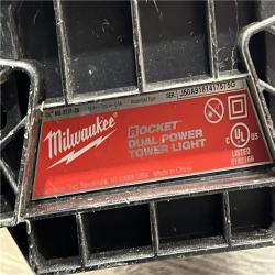 AS-IS Milwaukee M18 18V Cordless Rocket Dual Power Tower Light (Tool Only)