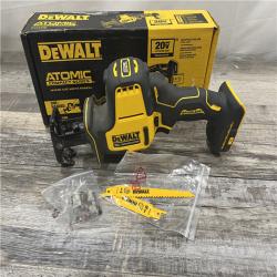 AS-IS Dewalt DCS369B ATOMIC 20V MAX Cordless One-Handed Reciprocating Saw (Tool Only)