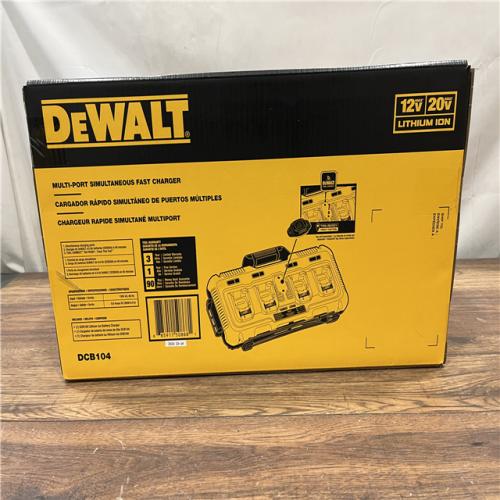 AS-IS DEWALT 12V/20V/60V MAX 4-Port Lithium-Ion Battery Charger