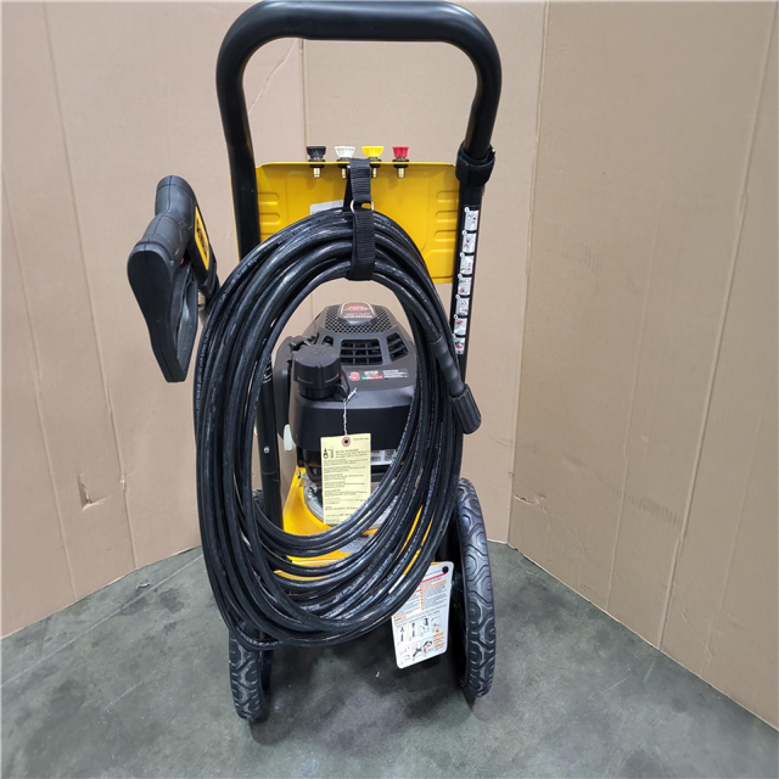 CALIFORNIA AS-IS DEWALT HIGH PERFORMANCE EASY START HONDA GVC 200 3300 PSI GAS PRESSURE WASHER