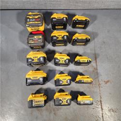 HOUSTON LOCATION - AS-IS DEWALT BATTERY PACK QTY - 15