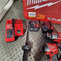 HOUSTON LOCATION - AS-IS M18 FUEL 18V Lithium-Ion Brushless Cordless Hammer Drill and Impact Driver Combo Kit (2-Tool) with 2 Batteries